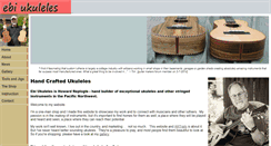 Desktop Screenshot of ebiukuleles.com